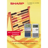 Sharp EL-9950G Lehrerhandbuch für den effizienten Einsatz des EL-9950G im Unterricht (58 S.)
