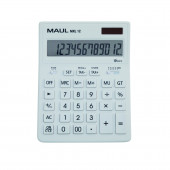 MAUL Tischrechner MXL 12 / 12 stellen / Solar- und Batteriebetrieb / Weiß