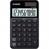 Casio SL-310 UC BK - Taschenrechner 10-stell. LCD - Solar/Batterie - Steuer - schwarz