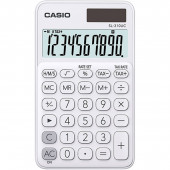 Casio SL-310 UC WE - Taschenrechner 10-stell. LCD - Solar/Batterie - Steuer - weiß