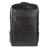 BESTLIFE  TravelSafe Rucksack für Laptop bis 15,6 Zoll USB schwarz