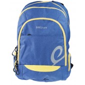 BestLife Rucksack für Laptop bis zu 15,6 Zoll stoßfest blau / gelb / schwarz