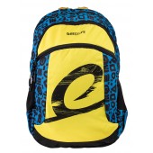 BestLife Schulrucksack für Laptop und Tablet bis 15,6 Zoll Smartphonefach gelb / blau / schwarz