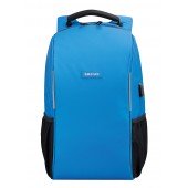 BESTLIFE Relleu TravelSafe Rucksack für Laptop bis 15,6 Zoll USB blau