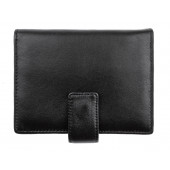 Schutztasche für Casio EWG 100 aus schwarzen Leder mit Kartenfach