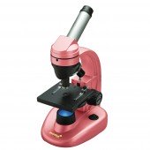 Levenhuk 50L NG Mikroskop rosé inklusive Tragekoffer und Experimentierset
