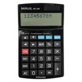 MAUL Tischrechner MTL 600/ 12 stellige LCD-Anzeige / Solar- und Batteriebetrieb / Schwarz