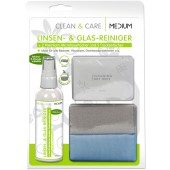 Dynatech Clean & Care ideal für alle Oberflächen 100 ml Sprayflasche, 2 Microfaser, 5 Trockentücher