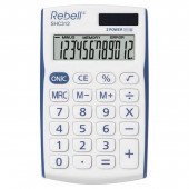 Rebell SHC 312 Taschenrechner in weiß/blau