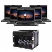 Scieneo Starter Kit Team 6 mit AverMedia X12 6x scieneo.amplio VI Notebook Pentium und Koffer
