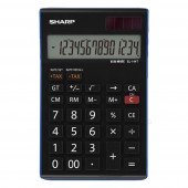 Sharp EL-144 T BL - anzeigender Taschenrechner