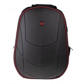 BESTLIFE Assailant Gaming Rucksack für Laptop bis 17 Zoll USB schwarz/rot