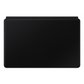Samsung Book Cover Keyboard EF-DT870 Tastatur und Foliohülle schwarz für Tab S7