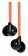 Veho Z1 Stereo-In-Ear-Kopfhörer,geräuschiso. mit Flex-Anti-Tangle-Cord-System, orange