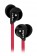 Veho Z1 Stereo-In-Ear-Kopfhörer,geräuschiso. mit Flex-Anti-Tangle-Cord-System,rot