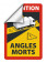 Angles Morts - Toter Winkel - Schild sk A5, 10 Stk ablösbares Hinweisschild für LKW- Sattelzug