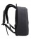 BESTLIFE Murada TravelSafe Rucksack für Laptop bis 15,6 Zoll USB schwarz