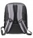 BESTLIFE Neoton TravelSafe Rucksack für Laptop bis 15,6 Zoll USB Security Features grau
