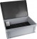 Aufbewahrungsbox mit Deckel für 45 Grafikrechner 600mm x 400mm x 220mm, Kunststoff, grau, stapelbar