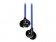 Veho Z1 Stereo-In-Ear-Kopfhörer,geräuschiso. mit Flex-Anti-Tangle-Cord-System,blau
