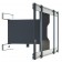 SMS Slim Swing - Befestigungskit (Wandbefestigung, Schwenkarm) für LCD-Display - Aluminium - Schwarz