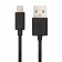 Veho Lightning-Kabel - USB (M) bis Lightning (M) 1m, schwarz - Apple zertifiziertes Blitzkabel