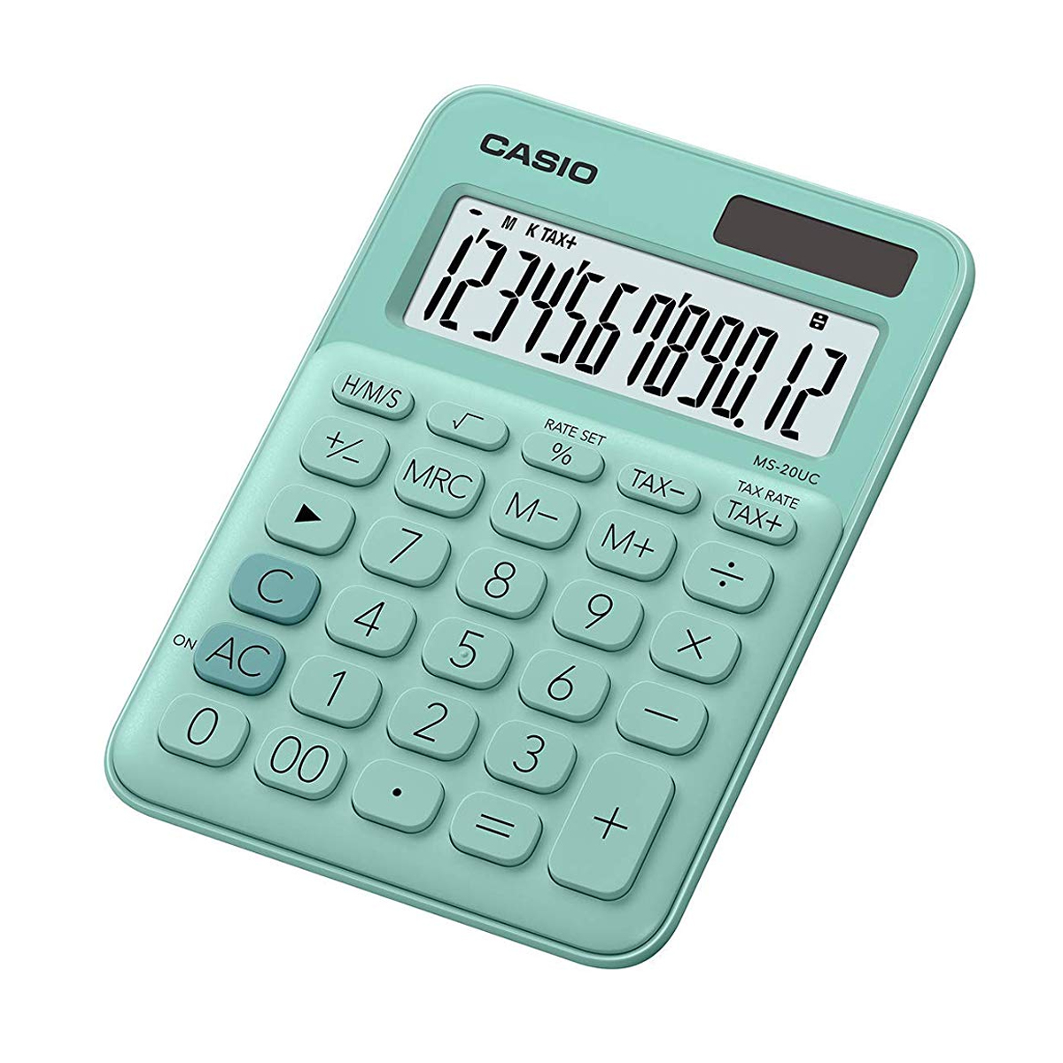 Casio MS-20 UC GN anzeigender Tischrechner grün 