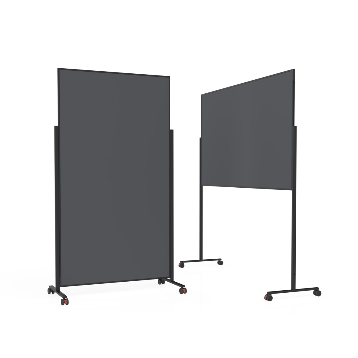 Magnetoplan 1181201 Design-Moderationstafel VarioPin grau 180 x 100cm, Rahmen schwarz