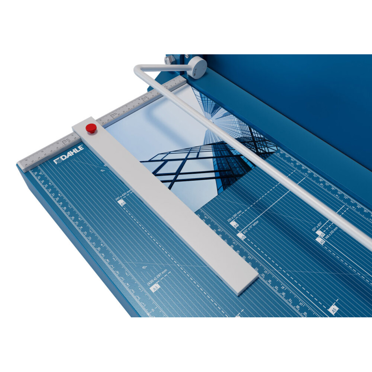 Dahle Hebel-Schneidemaschine 517 550 mm A3, 35 Blatt, Bügelpressung 