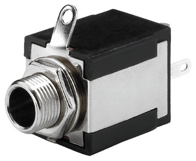 MONACOR T-635S Mono-6,3-mm-Klinken-Einbaubuchse