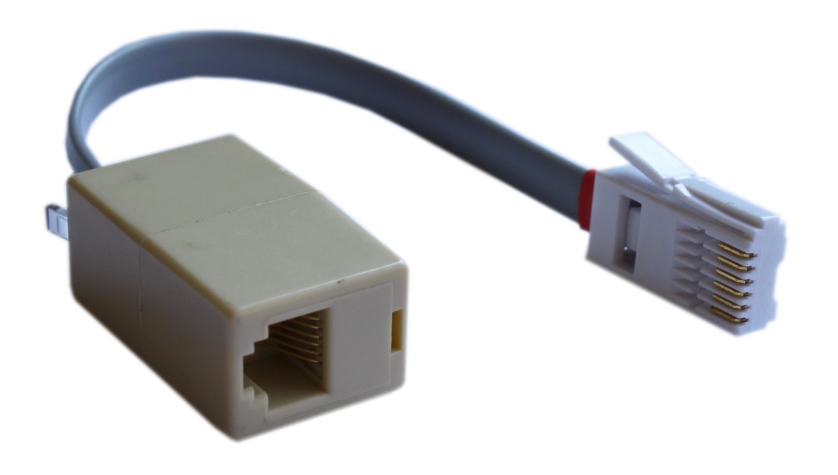 Vernier Verbindungskabel (CBL-RJ11) von Vernier zu ULI-Ultraschallbewegungssensor und TI-CBL (Geräten mit BTD-Buchse)