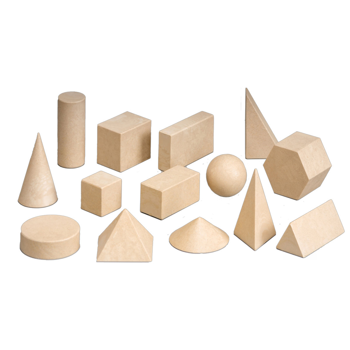 Wissner RE-Wood® Geometriekörpersatz 14 Stück 