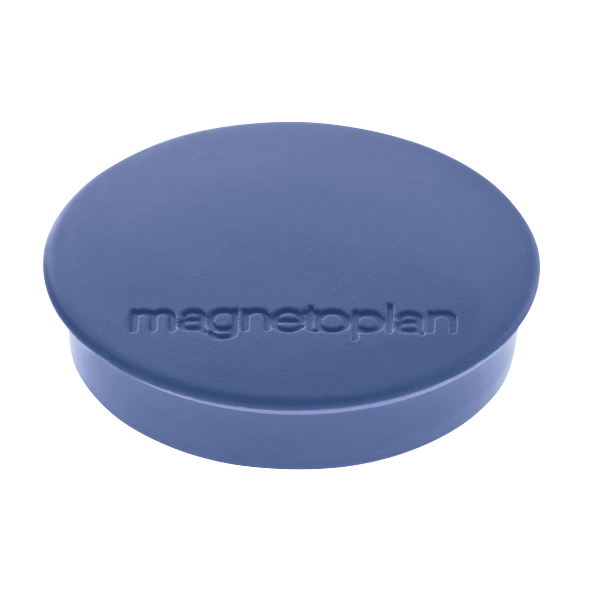 Magnetoplan 1664214 Magnet Discofix, Standard, 30 mm, 10 Stück, hellblau