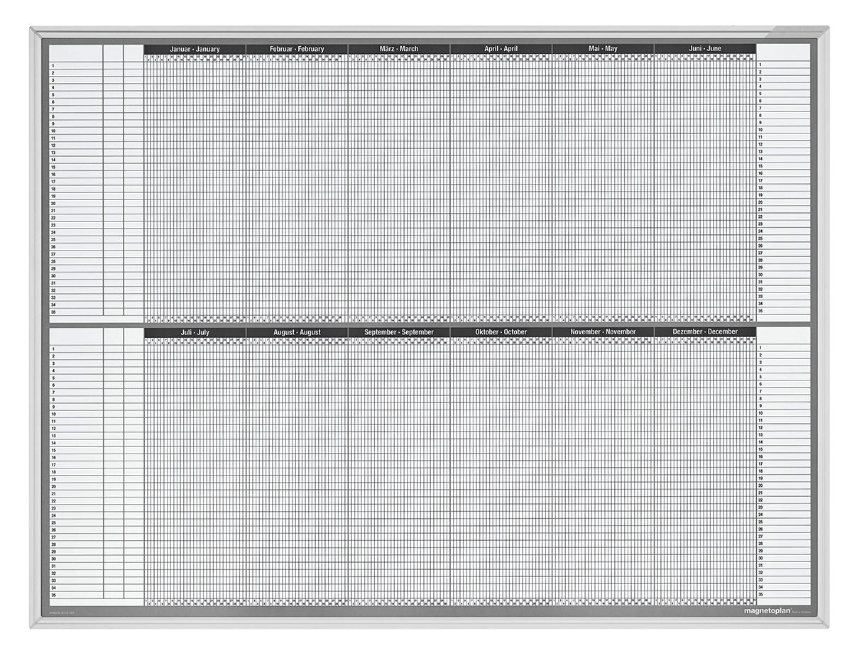 Magnetoplan 1241212S Personal- und Projektplaner 