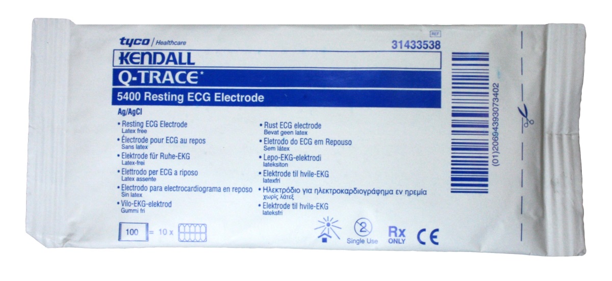 Vernier Ersatzelektroden (ELEC) für Sensor EKG zum Aufbringen auf die Haut mit Anchlussfähnchen Inhalt: 100 Sück
