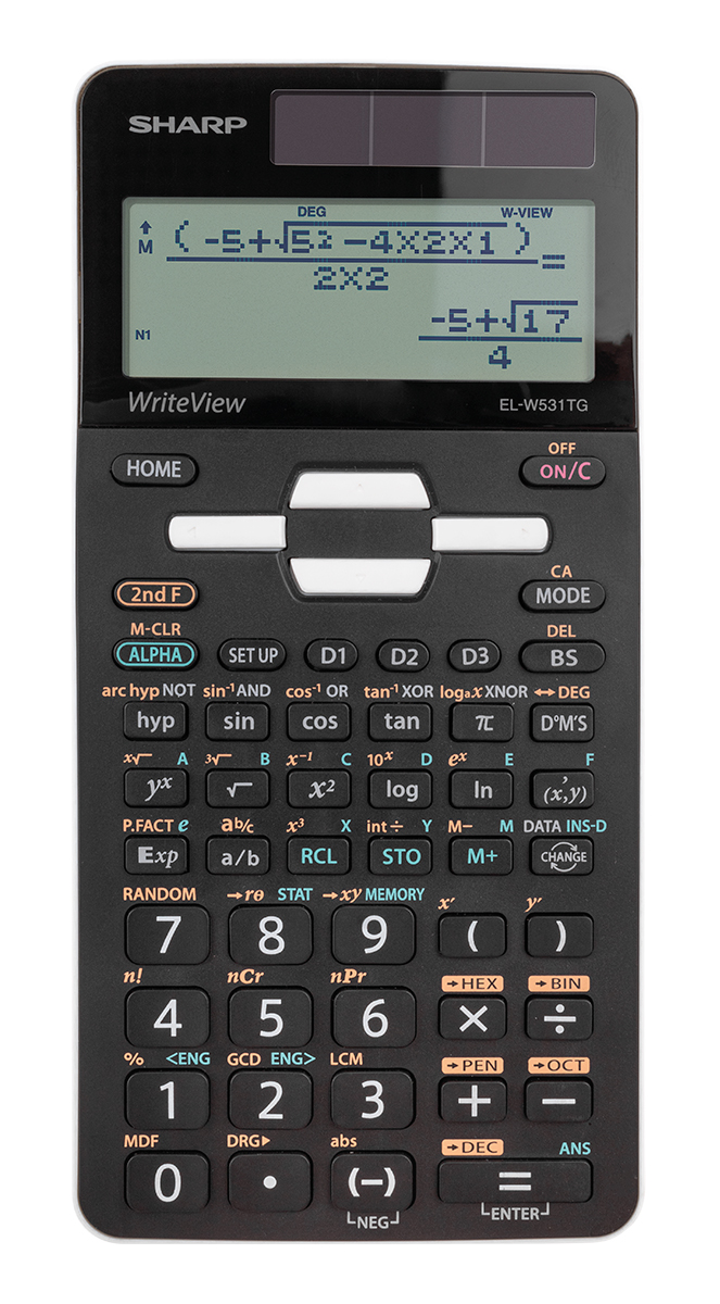 Sharp EL-W531 TG WH Schulrechner weiß 