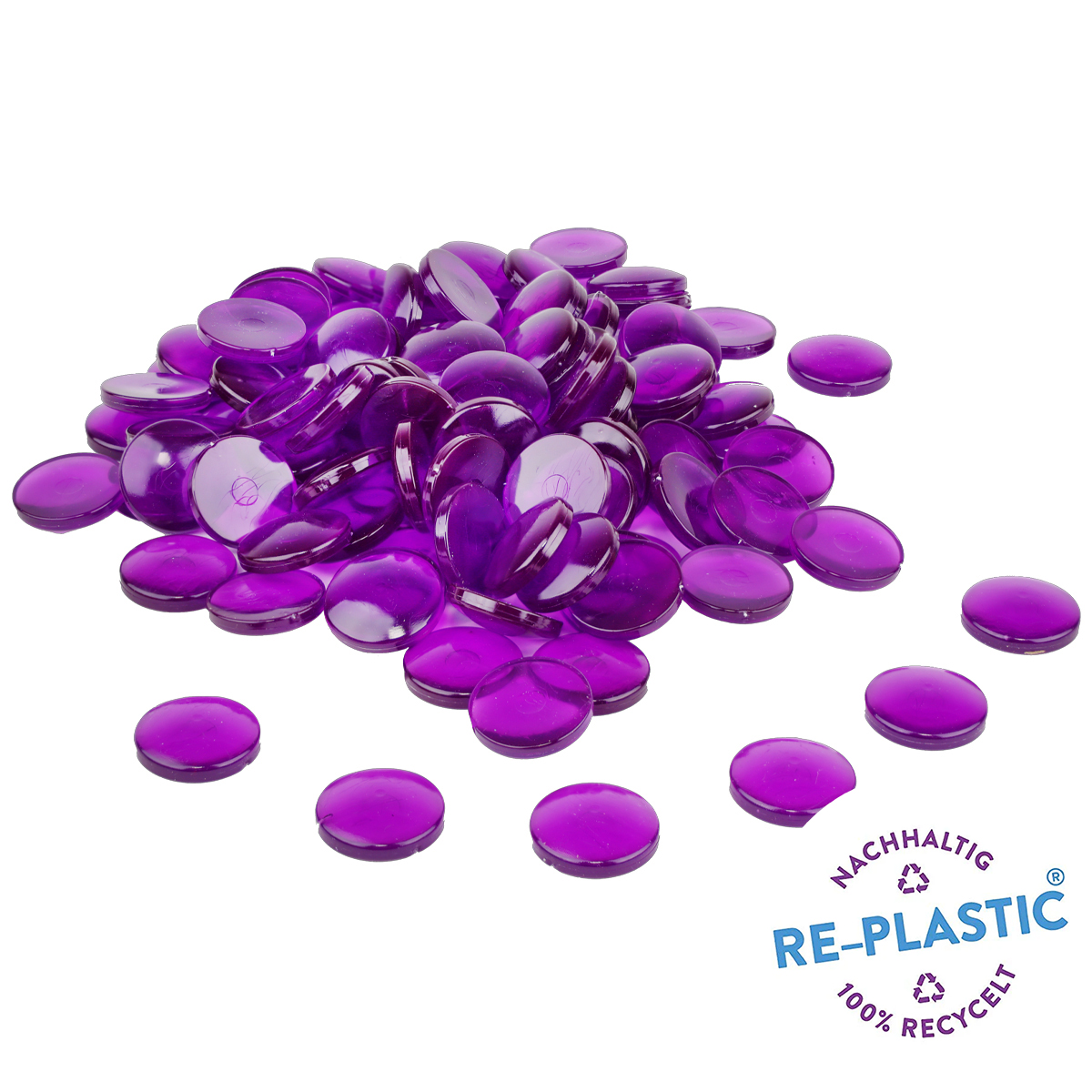 Wissner Muggelstein lila 100 Stück 