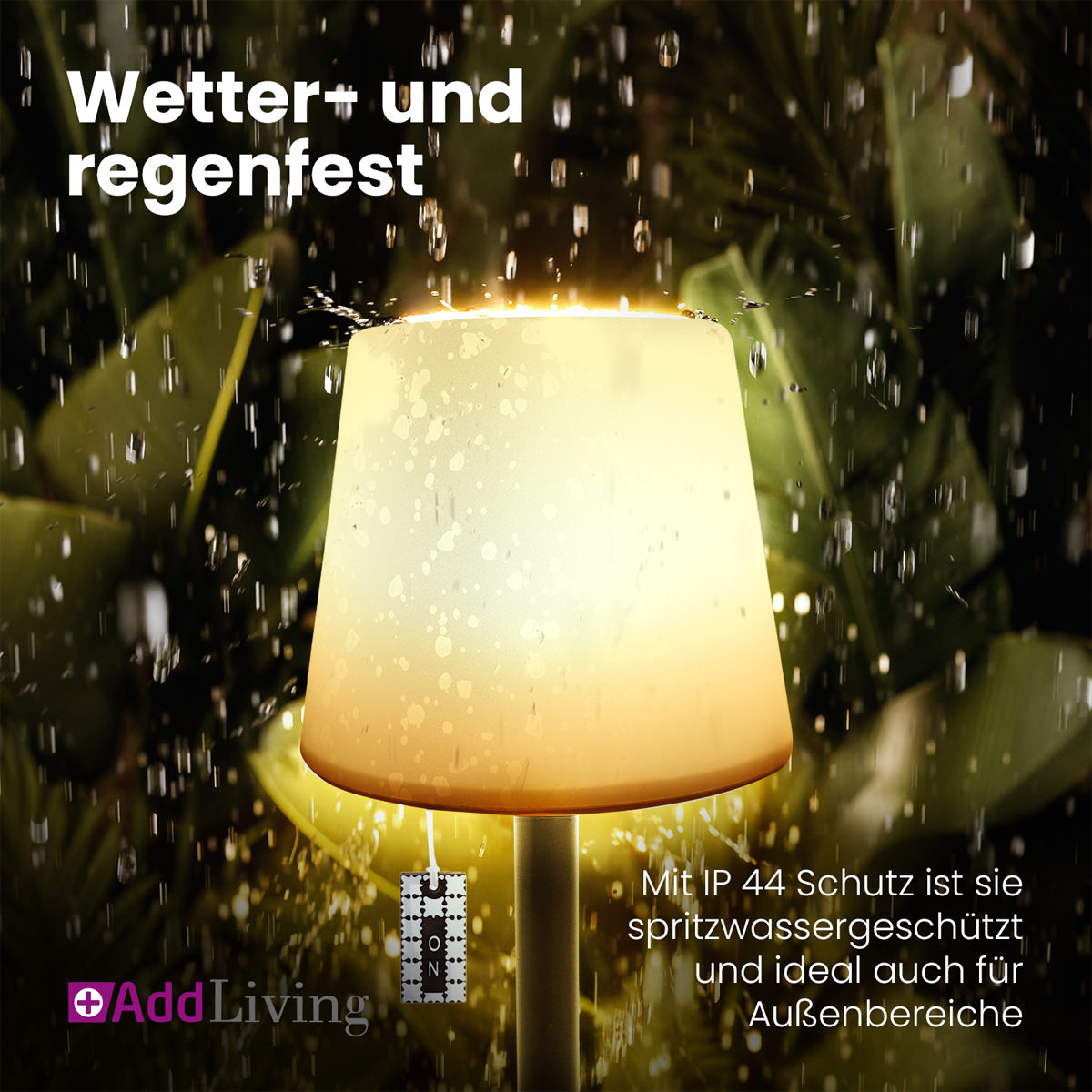 AddLiving LED Outdoor Tischleuchte 