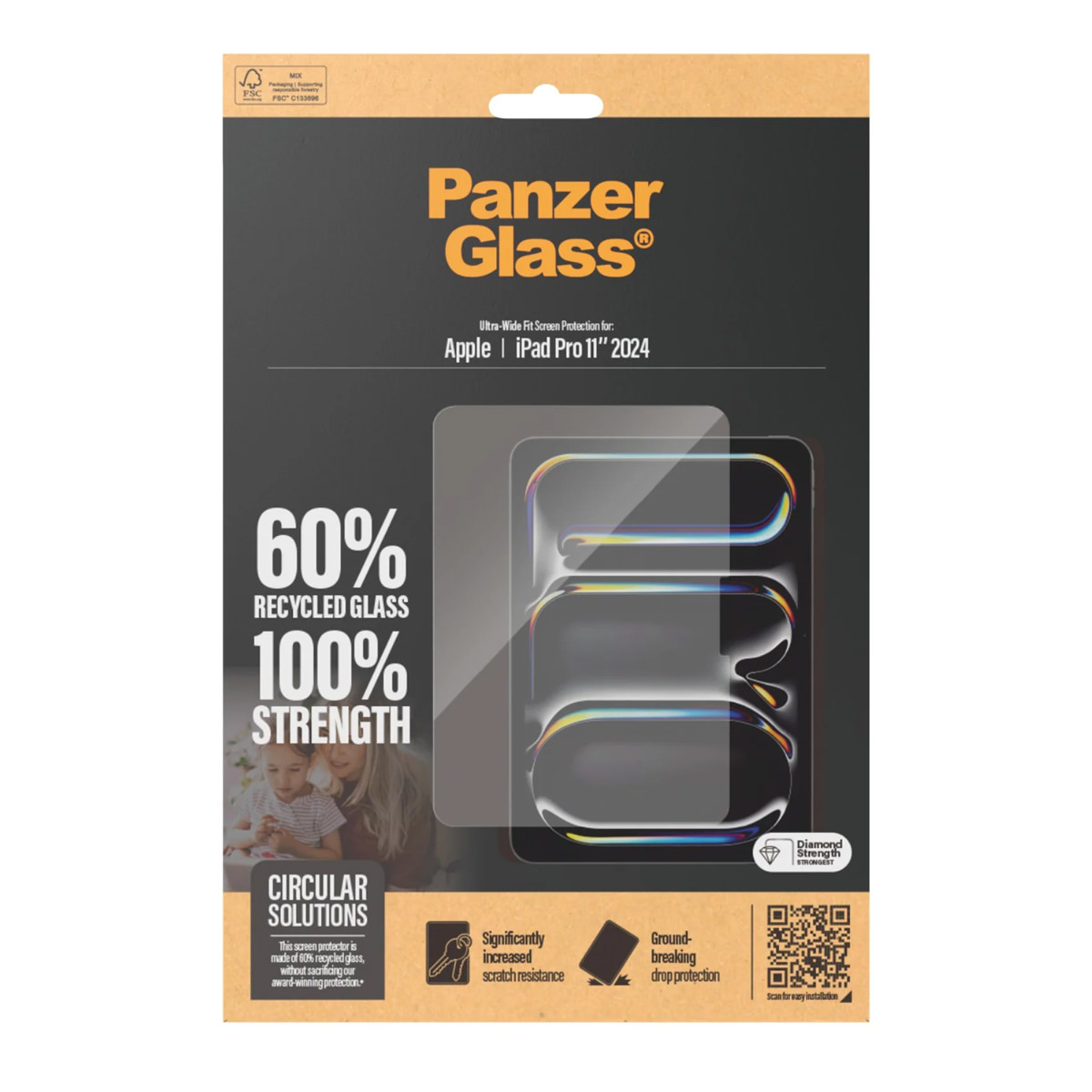 PanzerGlass® Displayschutz Ultra-Wide Fit für iPad Pro 11'' (2024-2025)