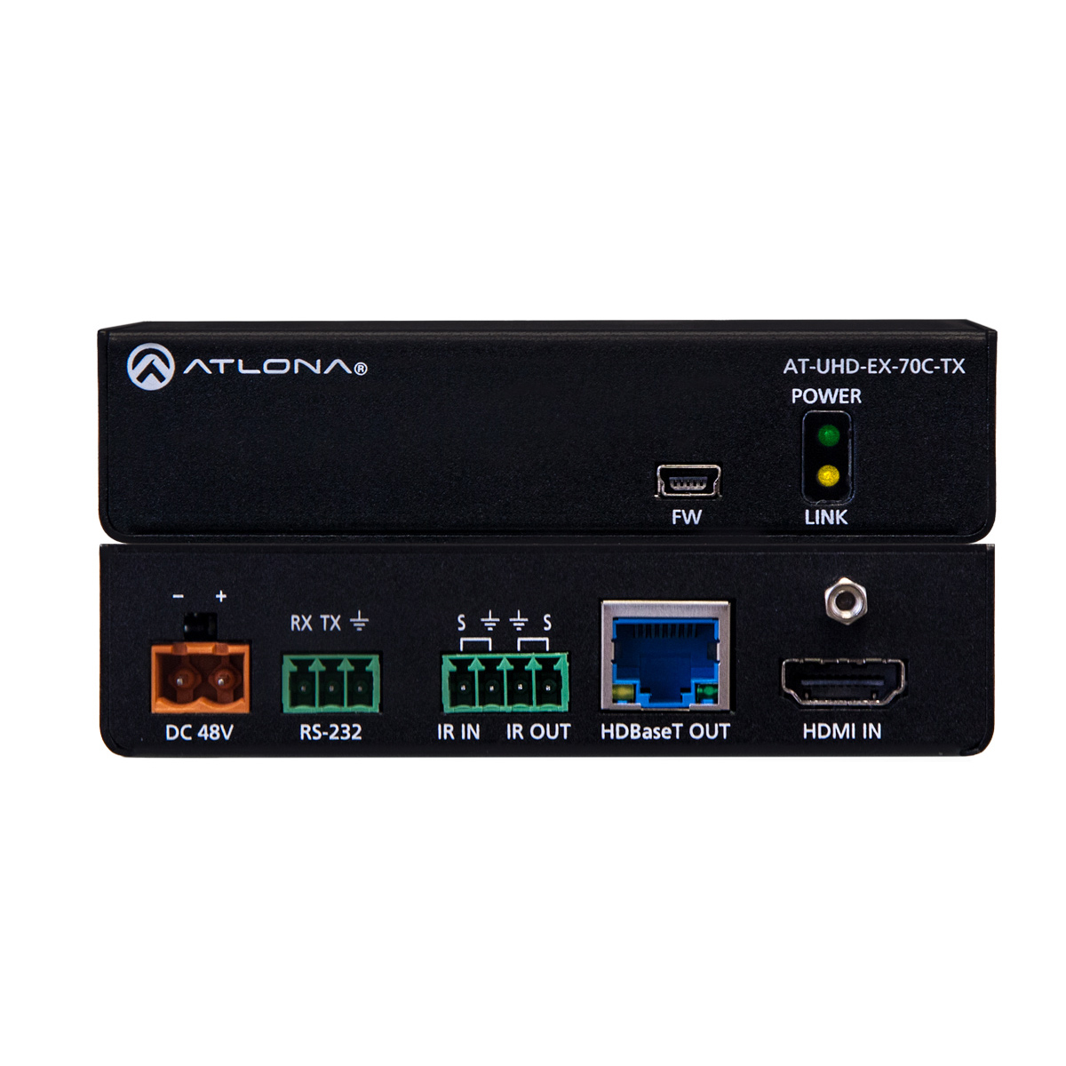 Atlona AT-UHD-EX-70C-TX - AV-Sender - 4096 x 2160 Pixel - 70 m - Verkabelt - Mini-USB B