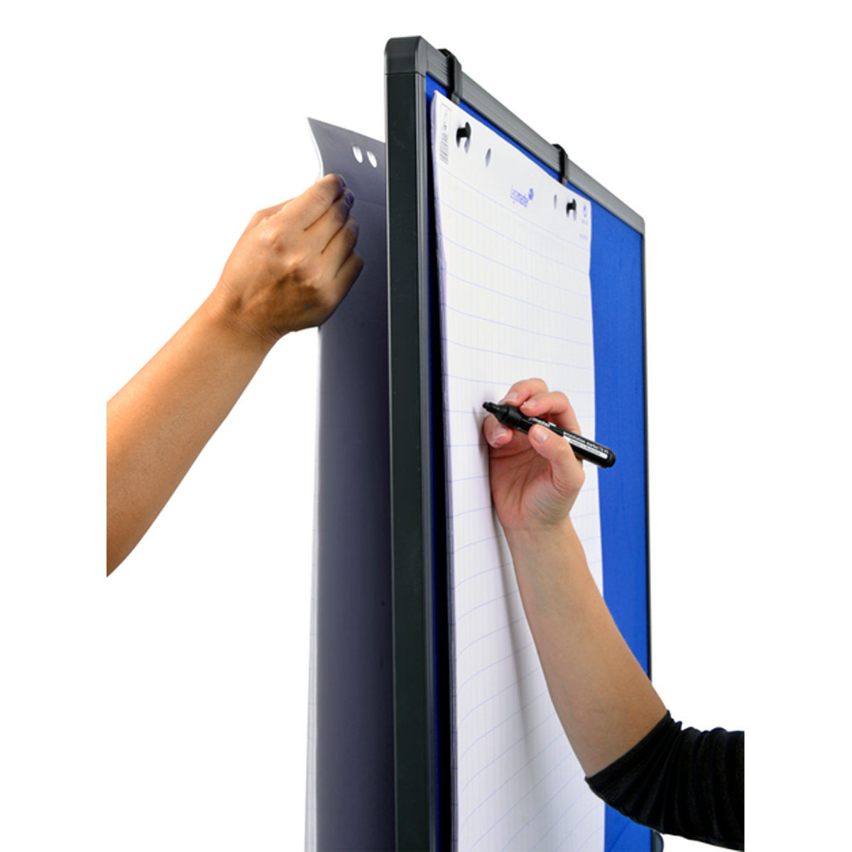 Legamaster 7-210610 mobiles Multiboard XL PREMIUM, 120 x 150 cm, marineblau
