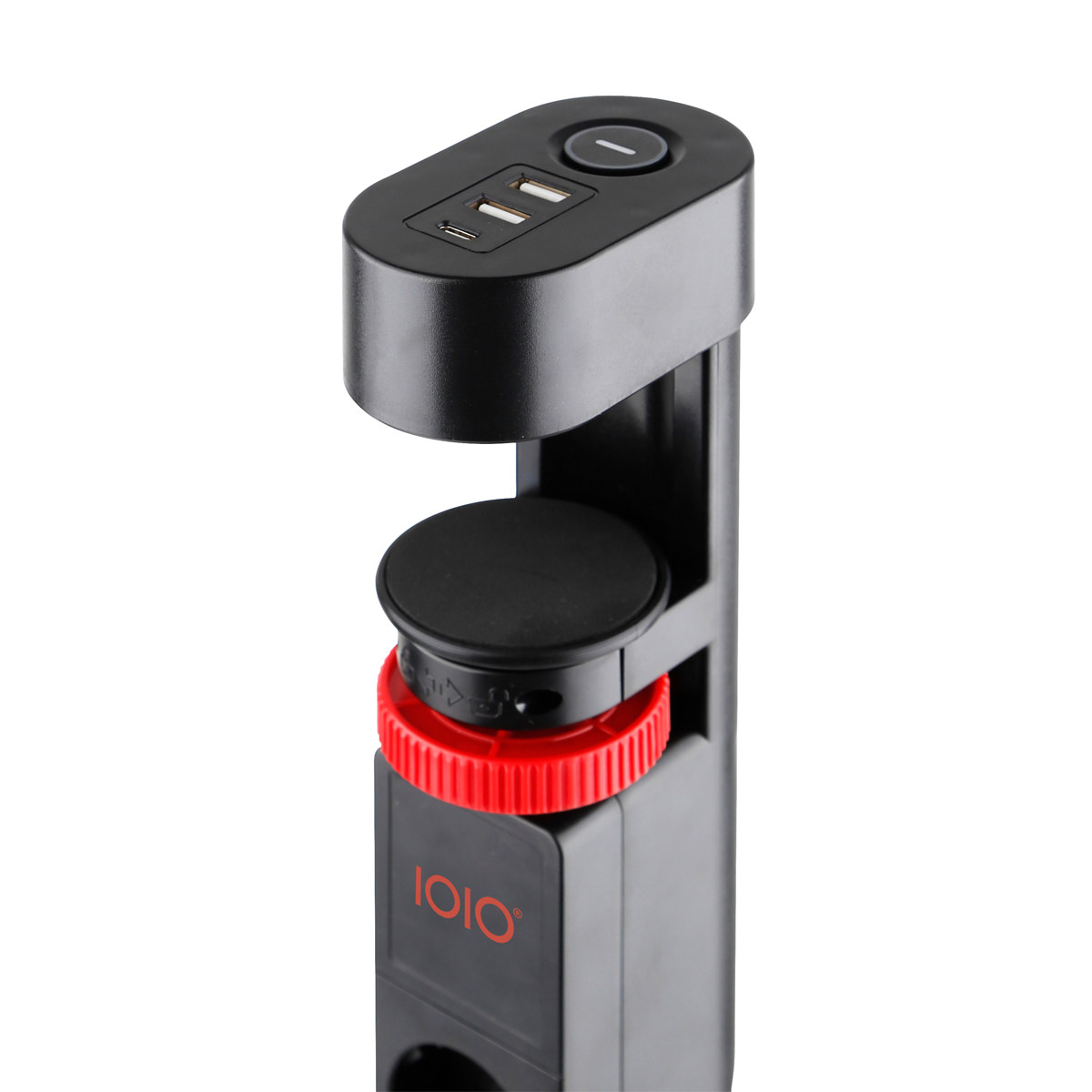 OIOI Tisch Steckdosenleiste SL300, schwarz, 3-fach, 2x USB-A, 1x USB-C 