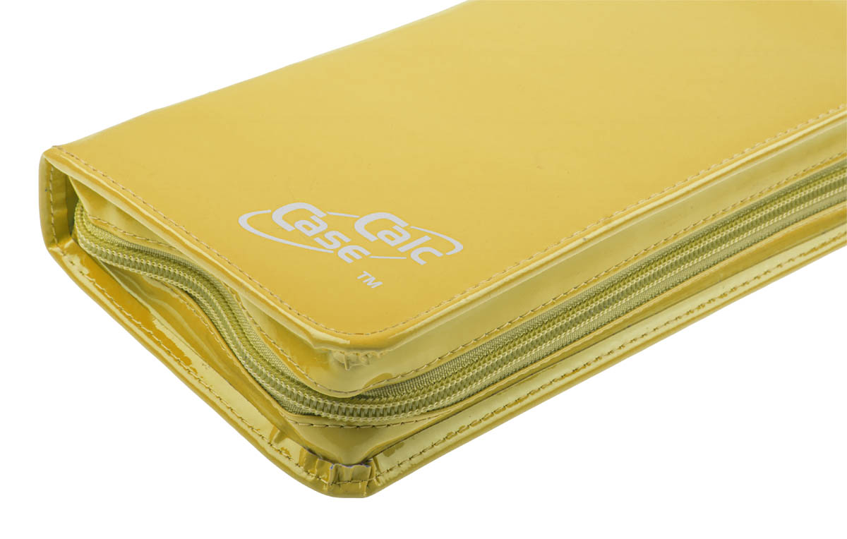 CalcCase Fashion Lack Tasche für Grafiktaschenrechner gelb