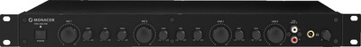 MONACOR VMX-440/SW 4-Kanal-Mikrofon-Line-Mixer