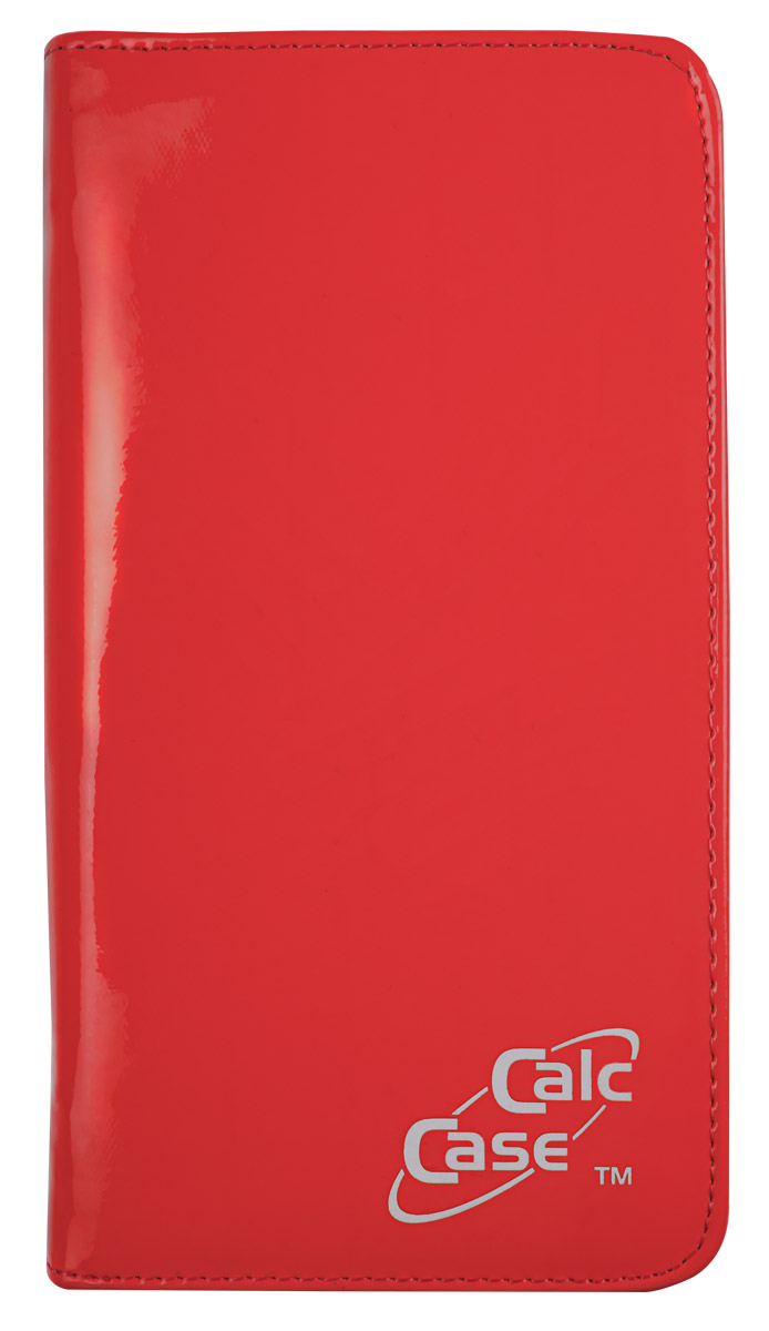 CalcCase Fashion Lack Tasche für Grafiktaschenrechner rot