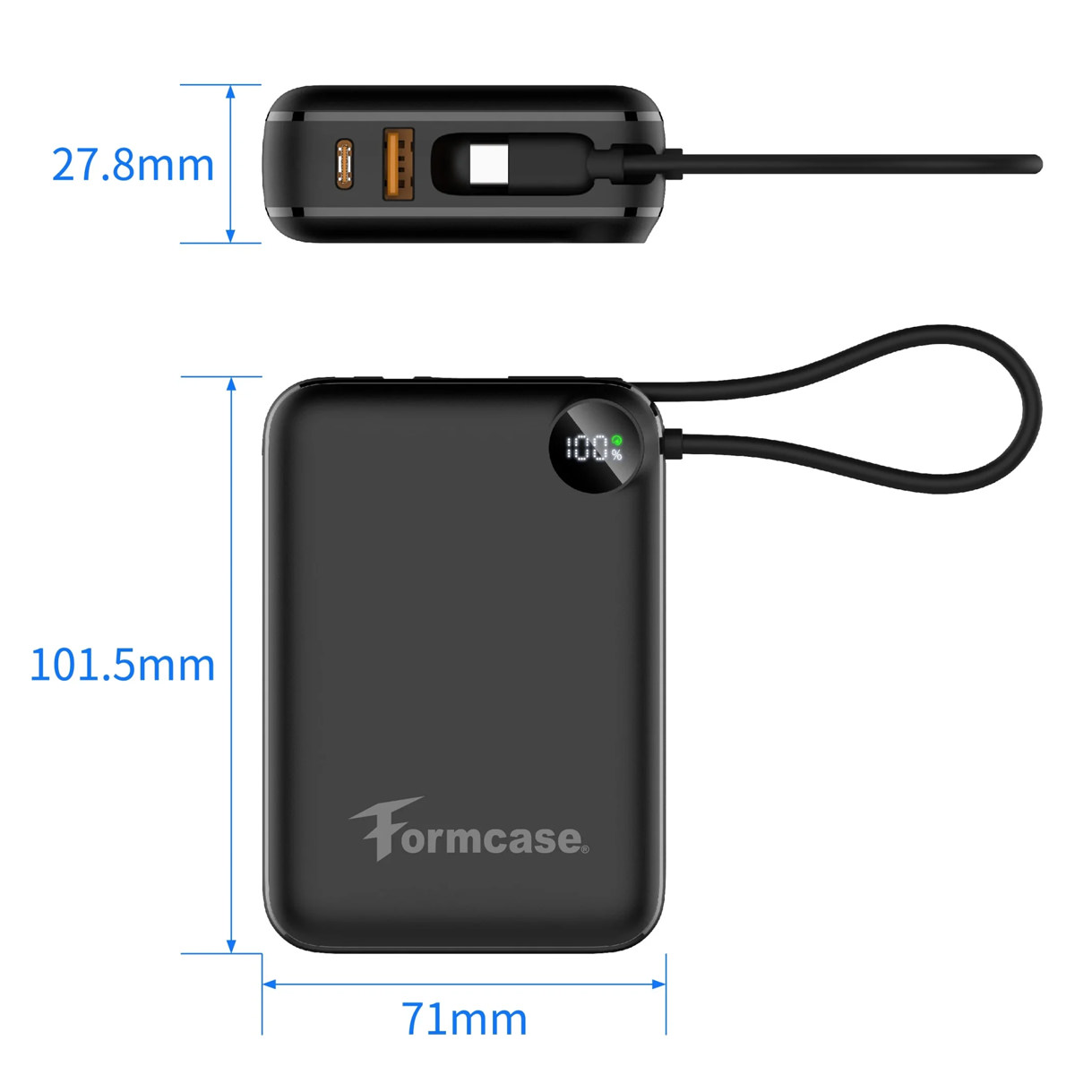 Formcase Powerbank 20000mAh mit 65 W USB-C PD 