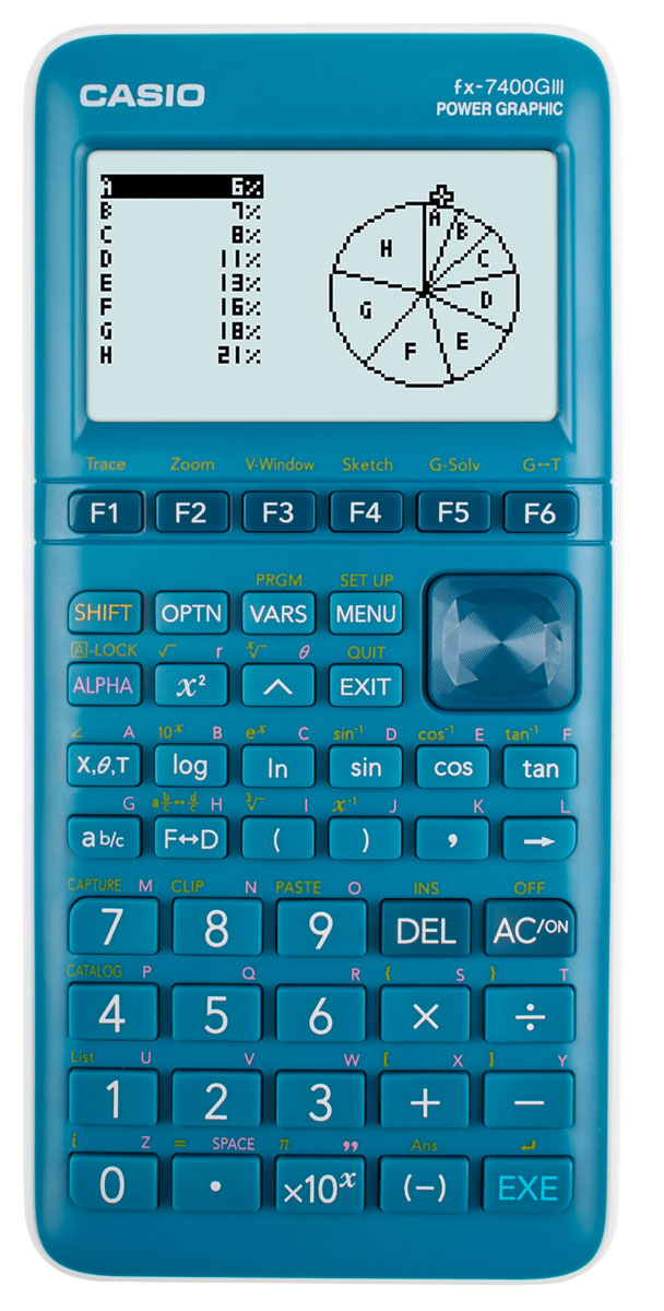 Casio FX-7400 G III Grafikrechner blau 