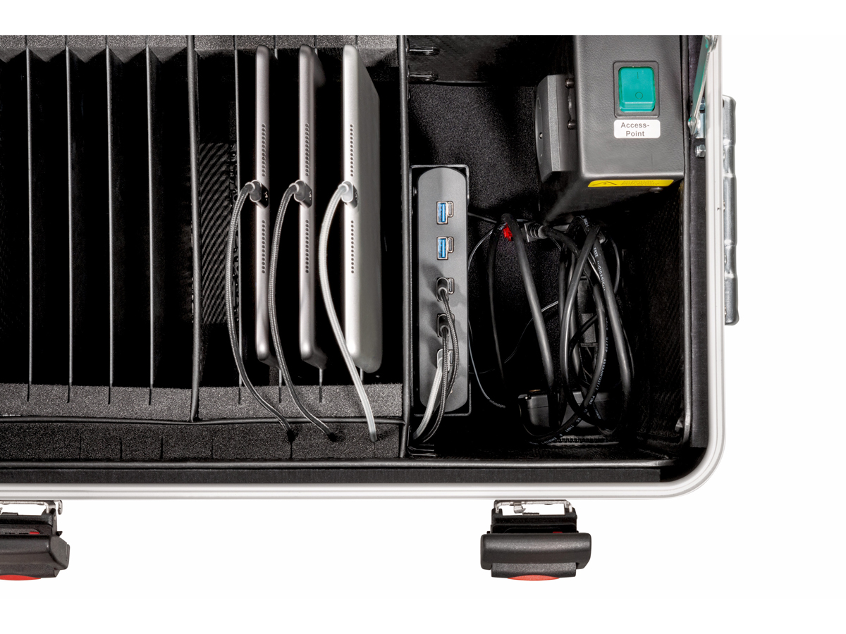 PARAPROJECT® Case TC10 TwinCharge, USB-C, ohne Kabel, schwarz