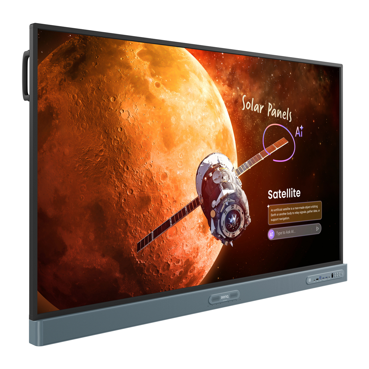 BenQ RP7505 75'' (190,5cm) Display, UHD, IR Touch, 256 GB, 3840 x 2160 px, 450cd/m², 8 ms, 1.500:1 