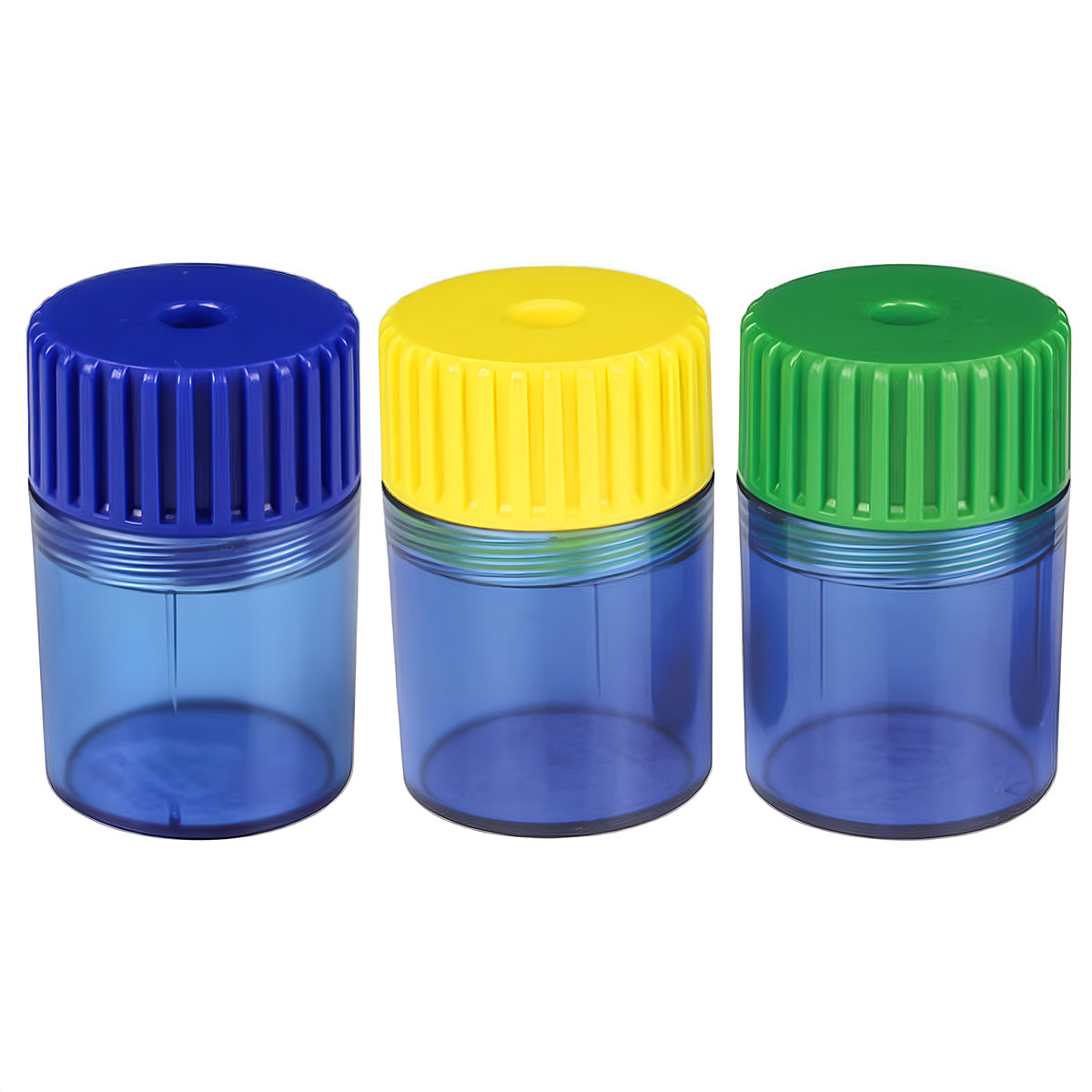 Aristo Dosenspitzer einfach, Auffangdose mit Deckel, farbig sortiert 